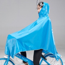自行車雙帽簷牛津布大雨衣