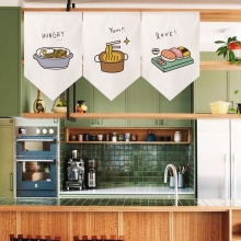 裝飾廚房小清新三角帘