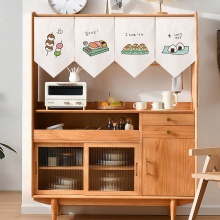 裝飾廚房小清新三角帘