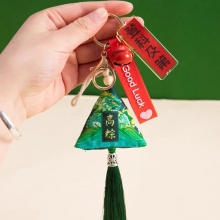 高粽鑰匙扣掛件