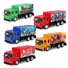 合金回力貨櫃車