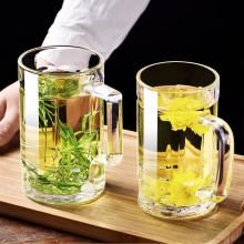大容量加厚啤酒杯玻璃杯