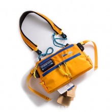 撞色釣魚包戶外便攜斜跨包