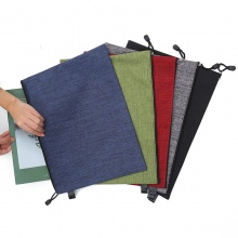 簡約牛津布拉鏈文件袋