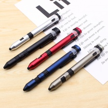 多功能手机支架LED折叠灯笔觸屏筆