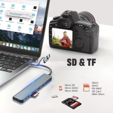 八合一擴展塢TYPE-C多功能轉換器