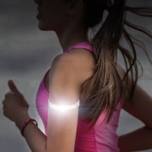 戶外騎行夜跑安全手臂燈