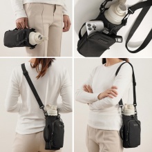 斜挎手機水杯一體包