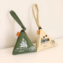 創意復古粽子帆布零錢包